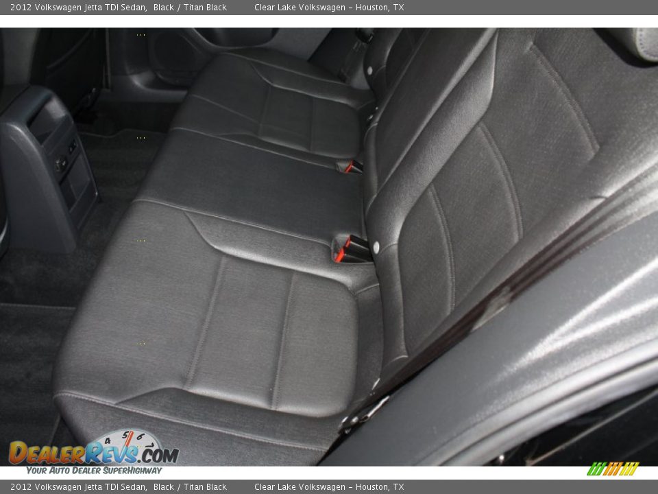 2012 Volkswagen Jetta TDI Sedan Black / Titan Black Photo #27