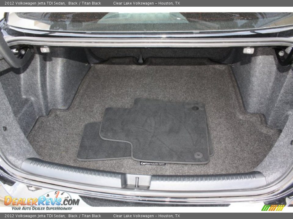 2012 Volkswagen Jetta TDI Sedan Black / Titan Black Photo #28