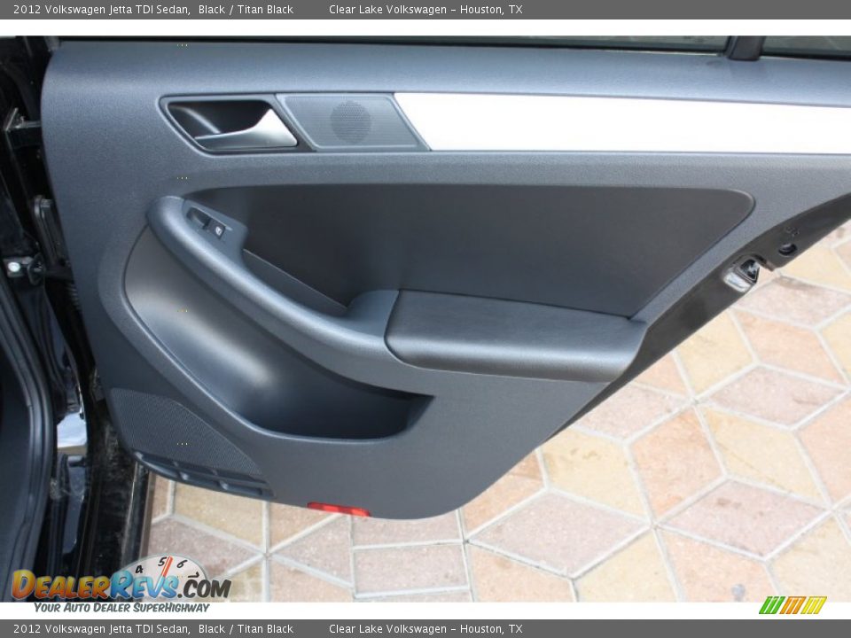 2012 Volkswagen Jetta TDI Sedan Black / Titan Black Photo #29