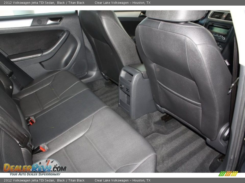 2012 Volkswagen Jetta TDI Sedan Black / Titan Black Photo #30
