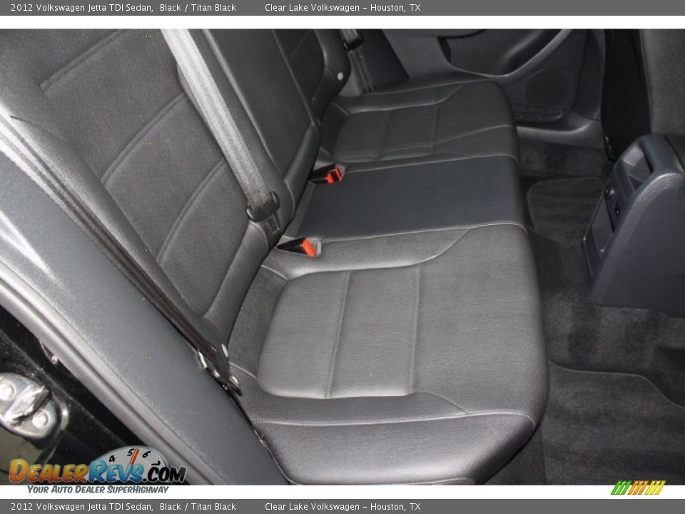 2012 Volkswagen Jetta TDI Sedan Black / Titan Black Photo #31