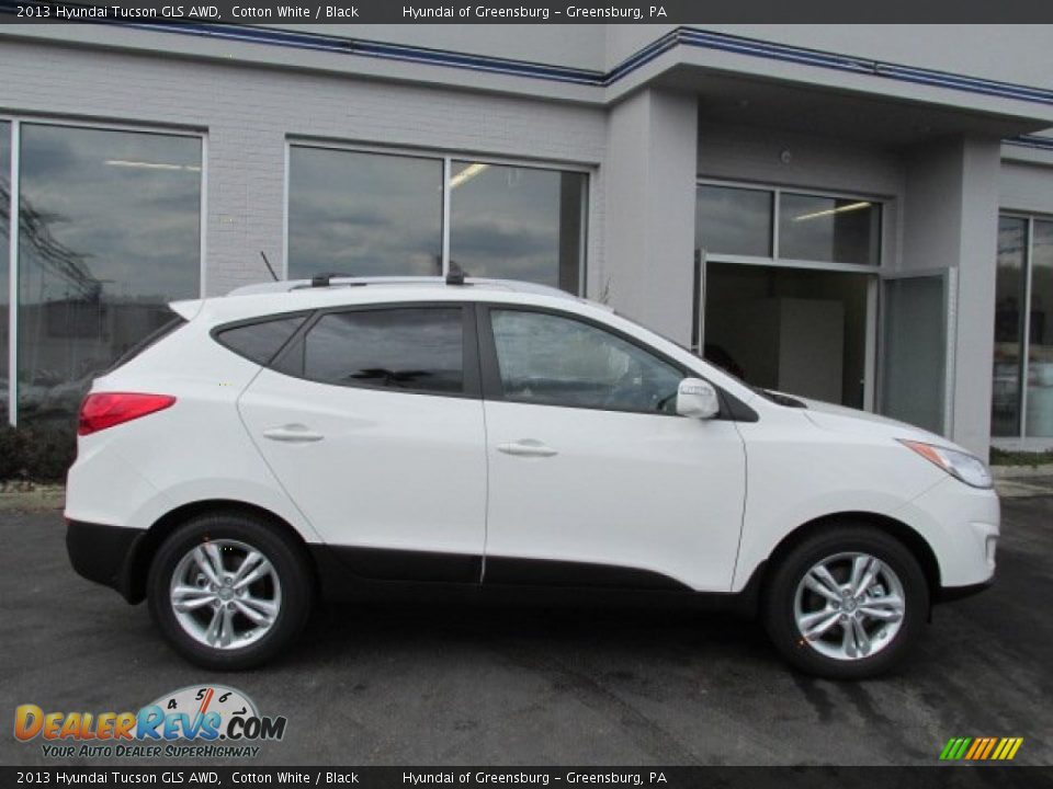 2013 Hyundai Tucson GLS AWD Cotton White / Black Photo #2