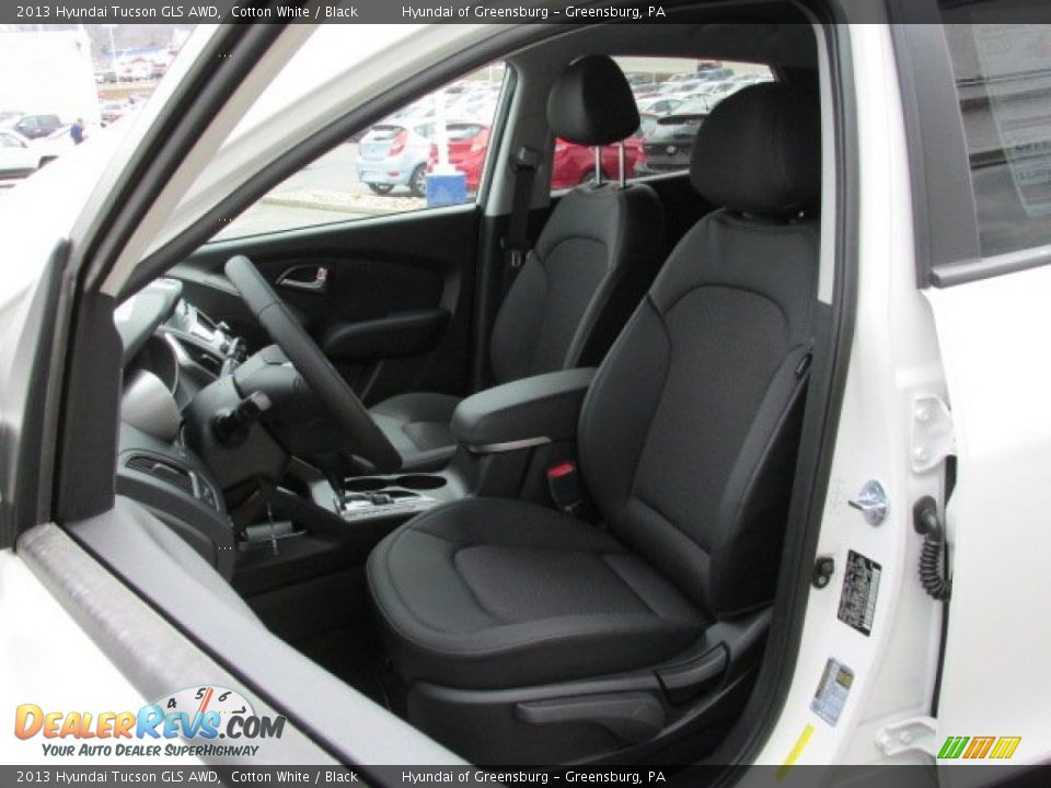 2013 Hyundai Tucson GLS AWD Cotton White / Black Photo #5