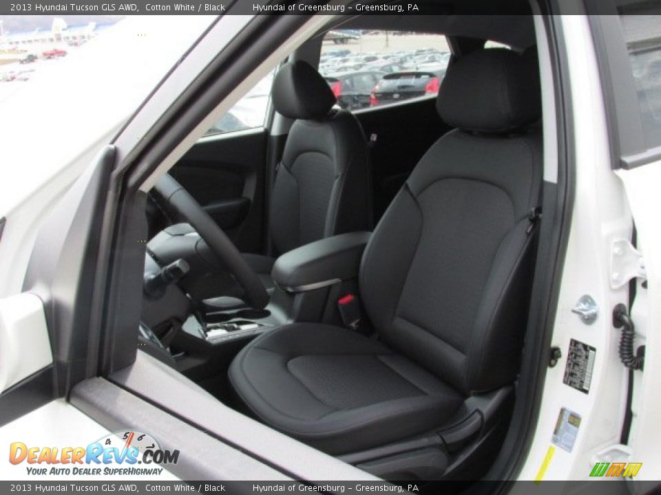 2013 Hyundai Tucson GLS AWD Cotton White / Black Photo #7