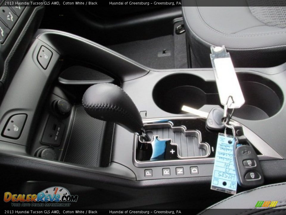 2013 Hyundai Tucson GLS AWD Cotton White / Black Photo #8