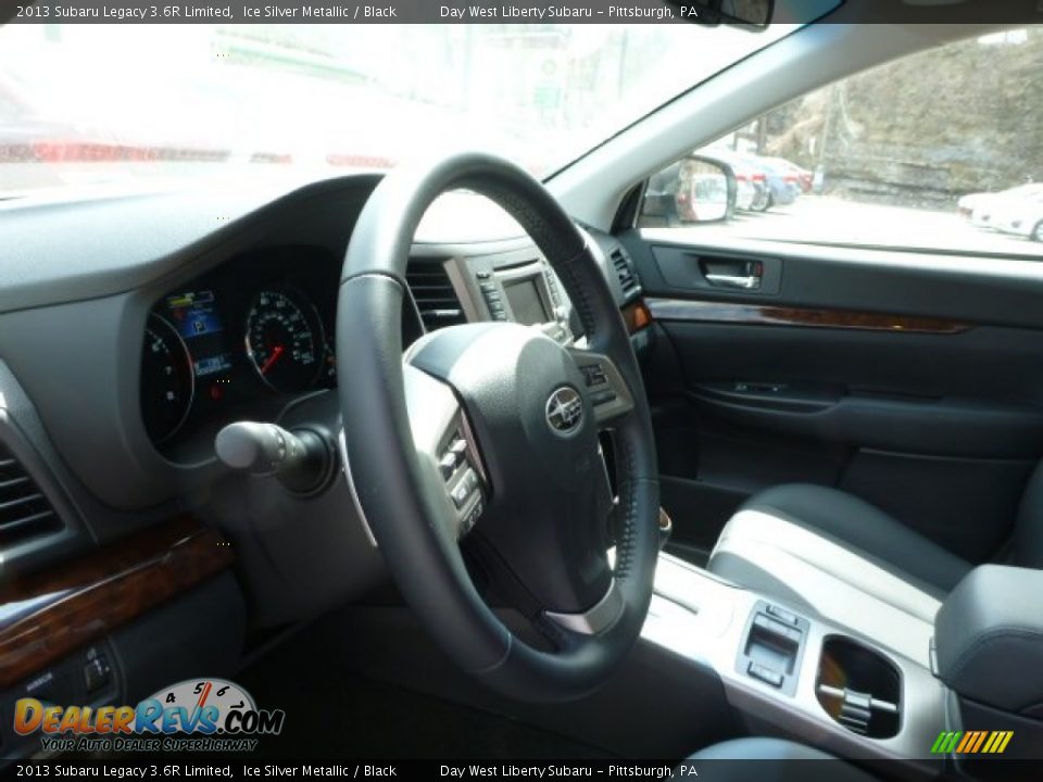 2013 Subaru Legacy 3.6R Limited Ice Silver Metallic / Black Photo #15