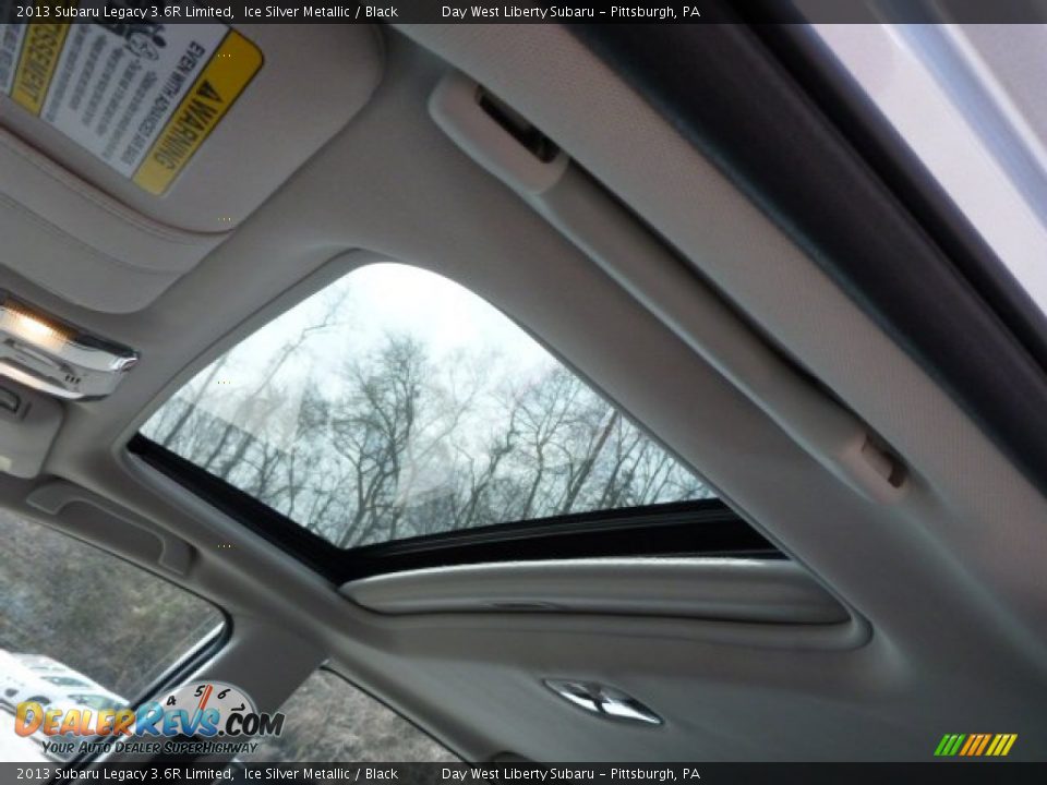 2013 Subaru Legacy 3.6R Limited Ice Silver Metallic / Black Photo #16
