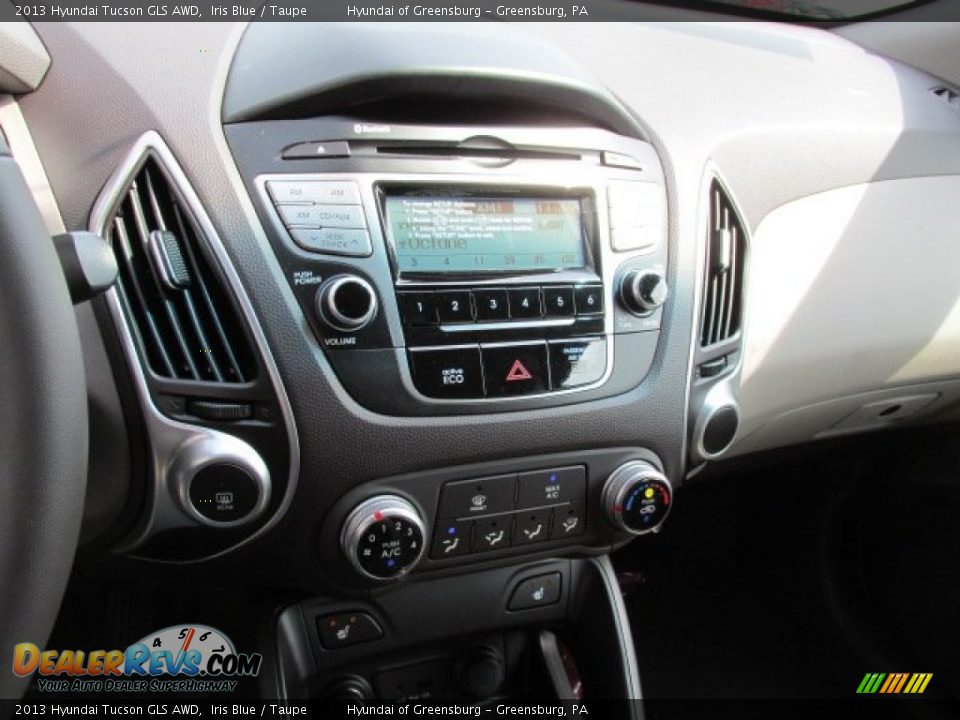 2013 Hyundai Tucson GLS AWD Iris Blue / Taupe Photo #8