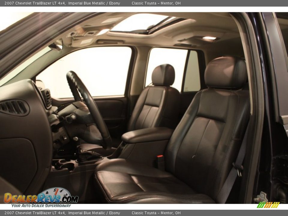 2007 Chevrolet TrailBlazer LT 4x4 Imperial Blue Metallic / Ebony Photo #6