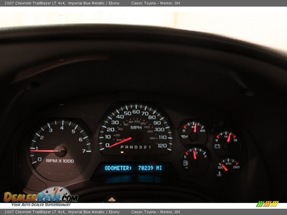 2007 Chevrolet TrailBlazer LT 4x4 Gauges Photo #7