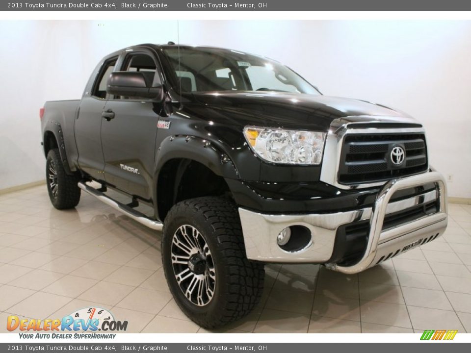 2013 Toyota Tundra Double Cab 4x4 Black / Graphite Photo #1