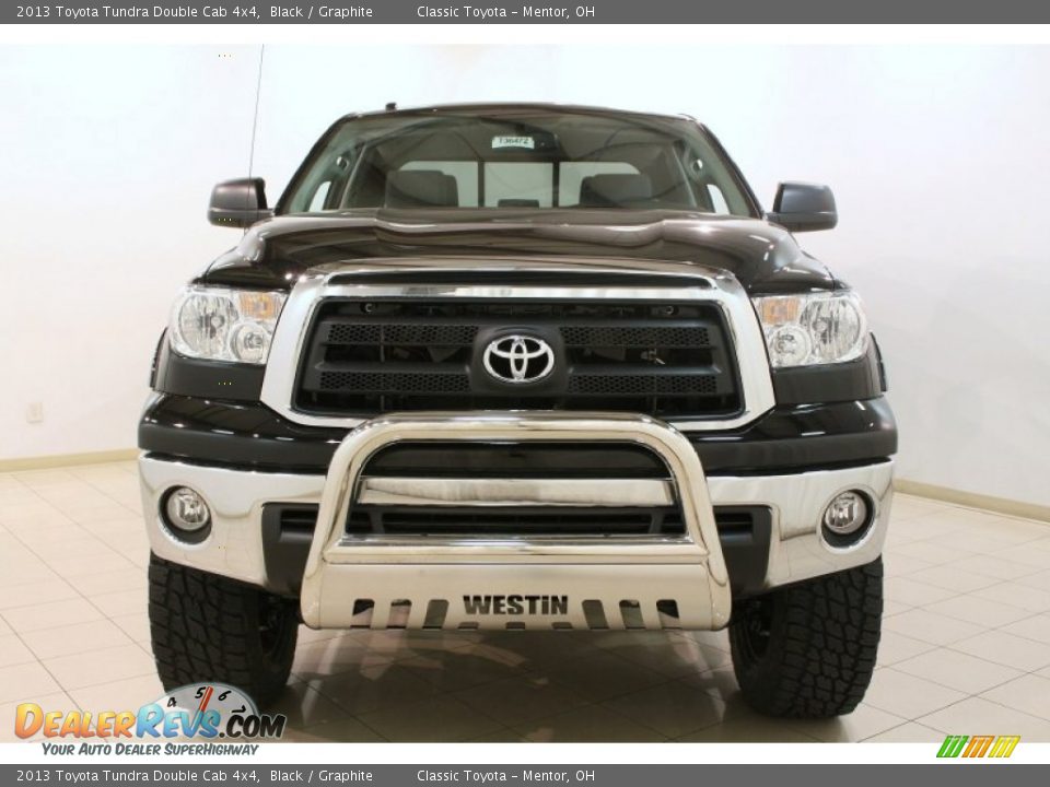 2013 Toyota Tundra Double Cab 4x4 Black / Graphite Photo #2