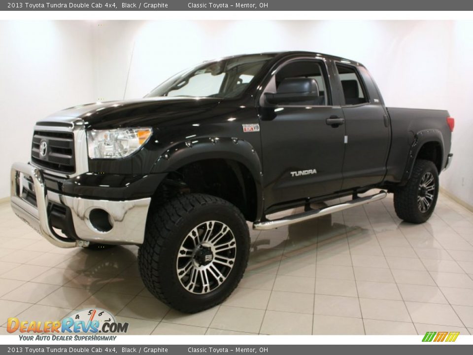 2013 Toyota Tundra Double Cab 4x4 Black / Graphite Photo #3