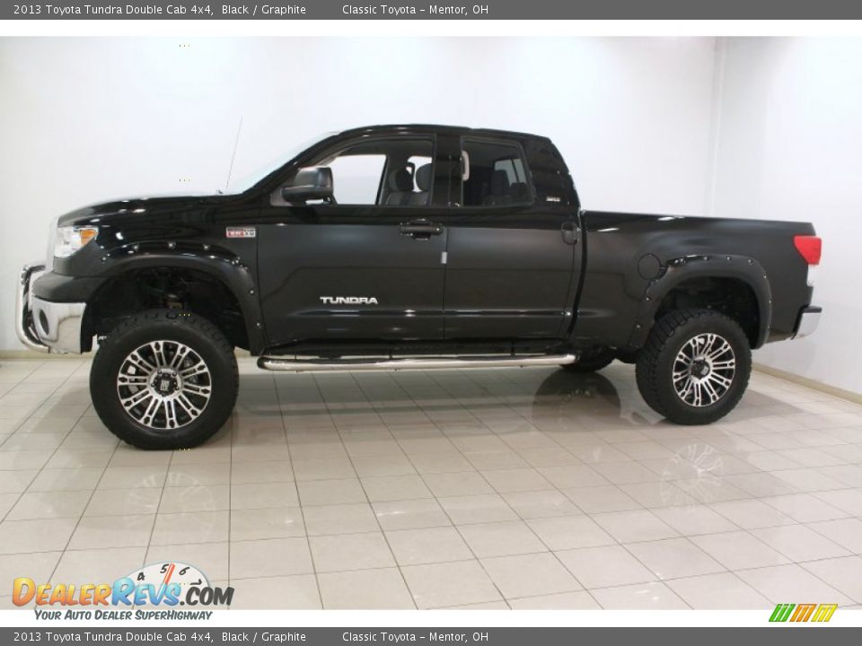 2013 Toyota Tundra Double Cab 4x4 Black / Graphite Photo #5