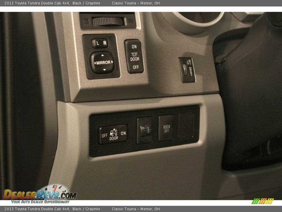 2013 Toyota Tundra Double Cab 4x4 Black / Graphite Photo #8