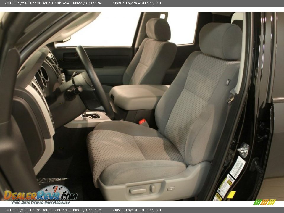 2013 Toyota Tundra Double Cab 4x4 Black / Graphite Photo #9