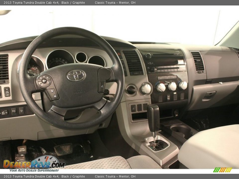 2013 Toyota Tundra Double Cab 4x4 Black / Graphite Photo #10