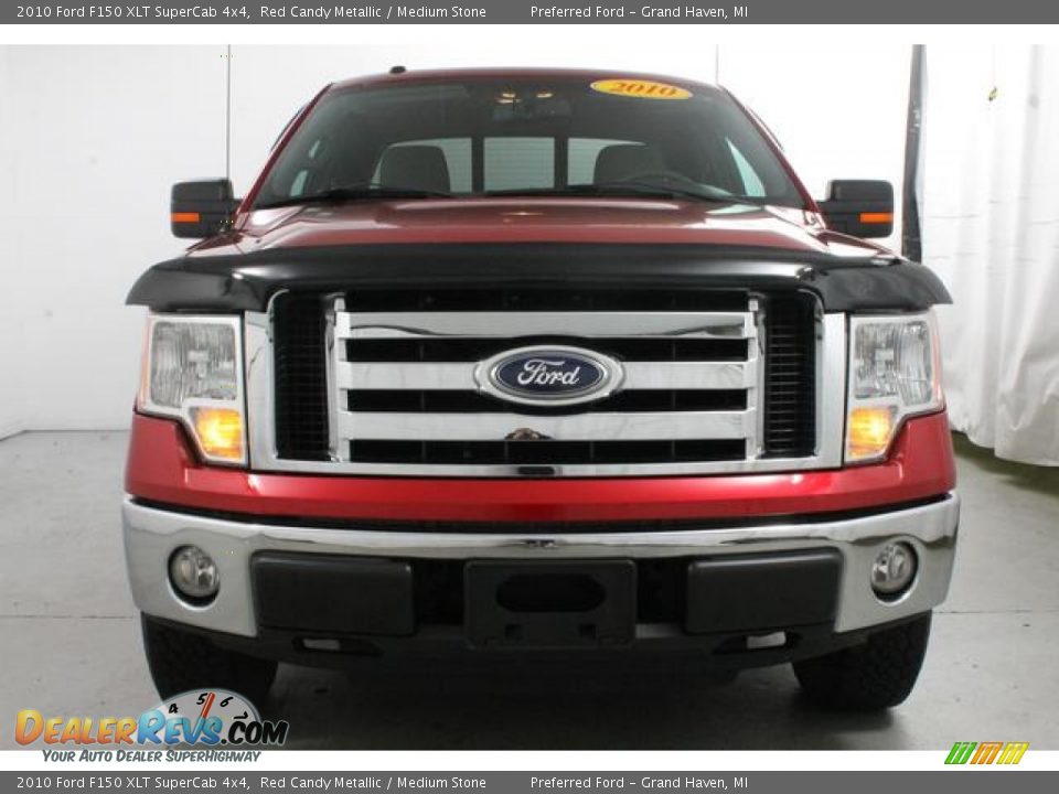 2010 Ford F150 XLT SuperCab 4x4 Red Candy Metallic / Medium Stone Photo #3