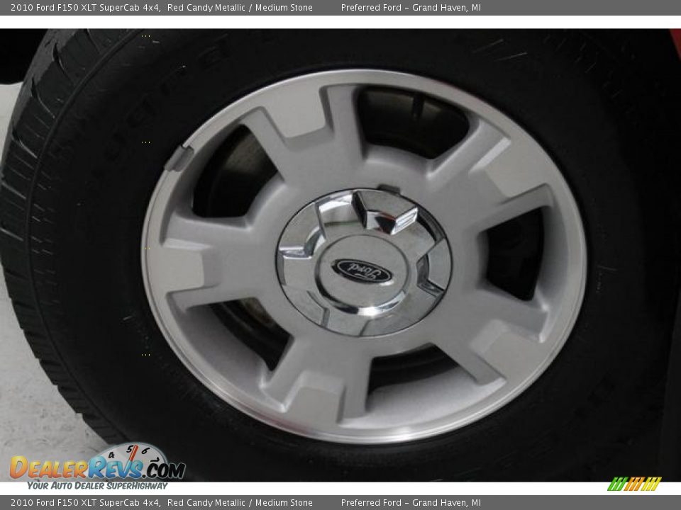 2010 Ford F150 XLT SuperCab 4x4 Red Candy Metallic / Medium Stone Photo #12