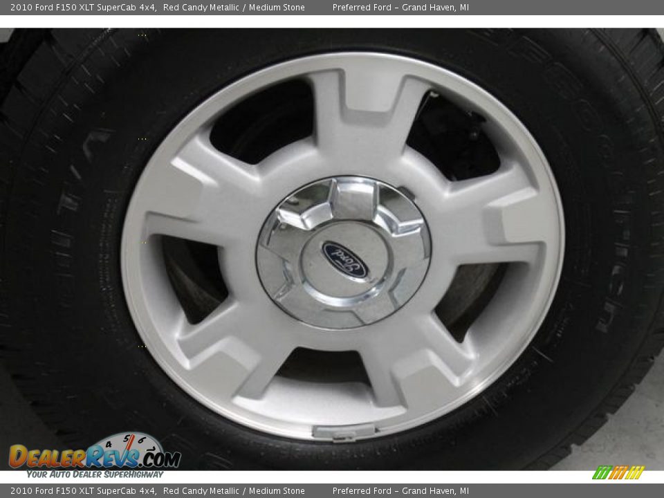 2010 Ford F150 XLT SuperCab 4x4 Red Candy Metallic / Medium Stone Photo #13