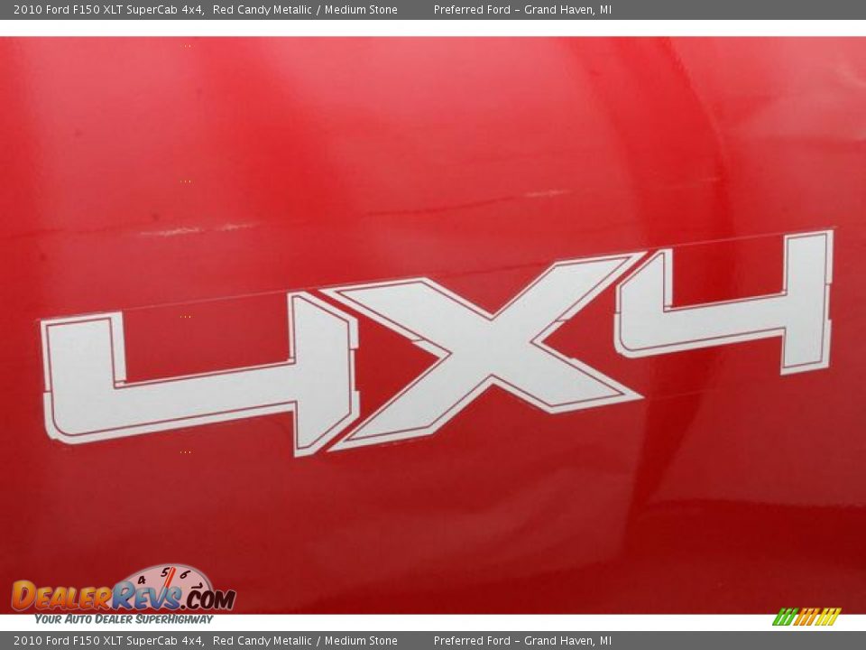2010 Ford F150 XLT SuperCab 4x4 Red Candy Metallic / Medium Stone Photo #16