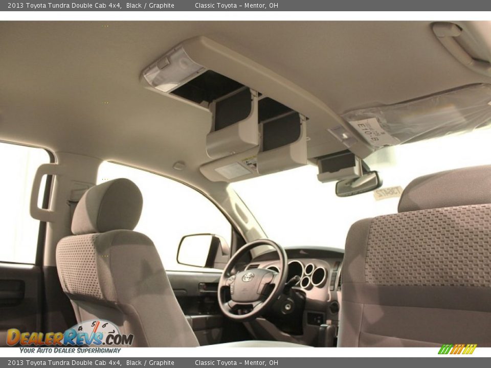 2013 Toyota Tundra Double Cab 4x4 Black / Graphite Photo #24
