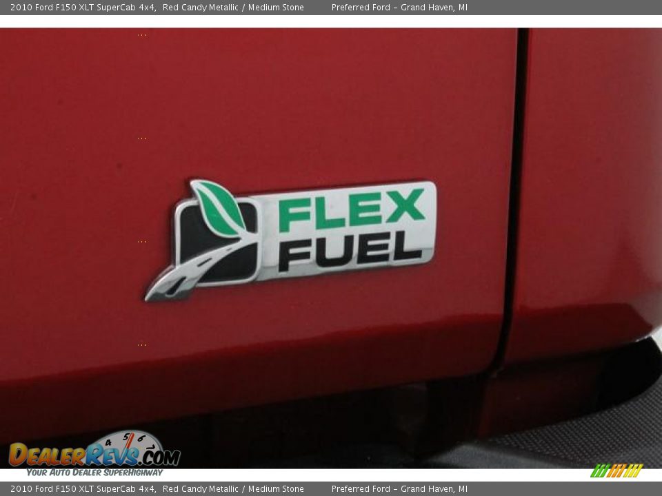 2010 Ford F150 XLT SuperCab 4x4 Red Candy Metallic / Medium Stone Photo #18