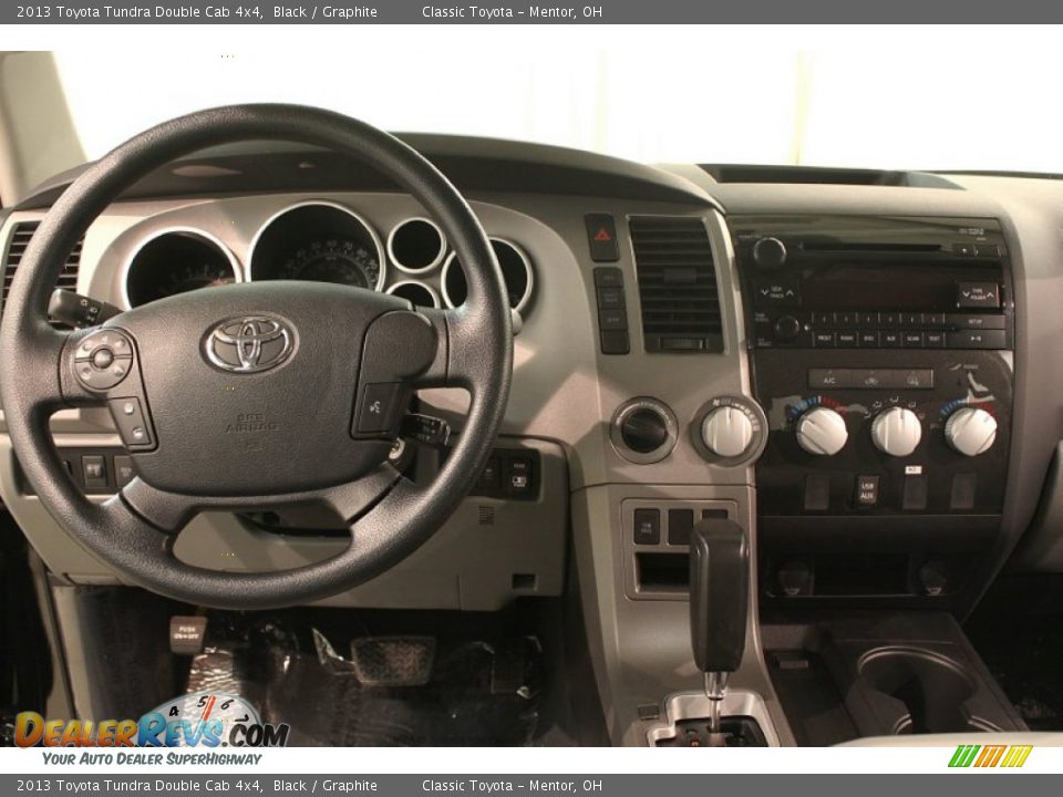 2013 Toyota Tundra Double Cab 4x4 Black / Graphite Photo #27