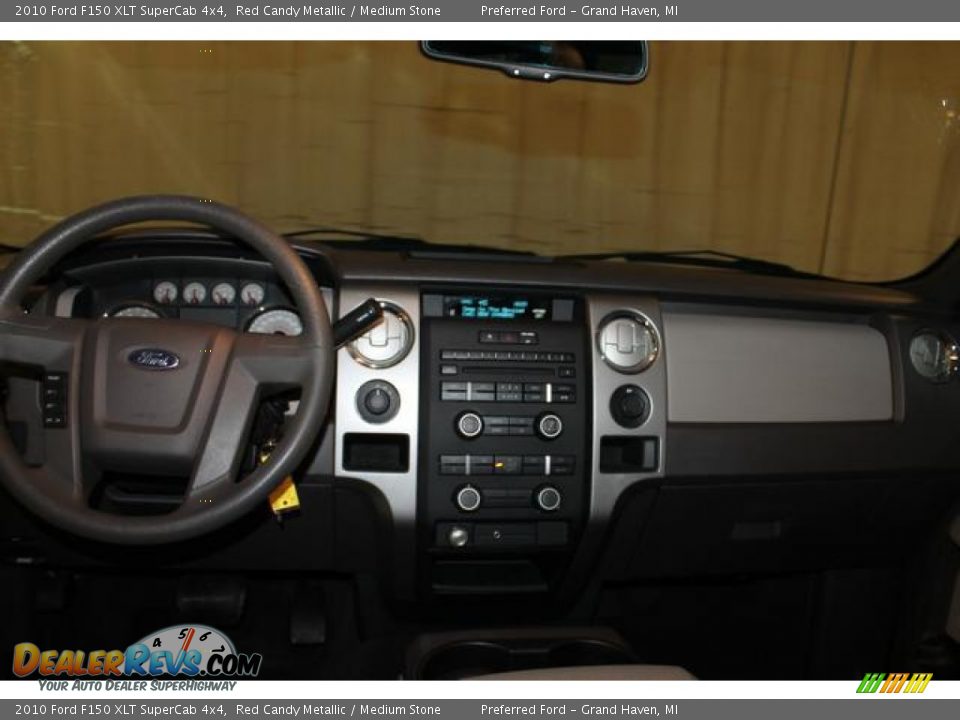 2010 Ford F150 XLT SuperCab 4x4 Red Candy Metallic / Medium Stone Photo #21