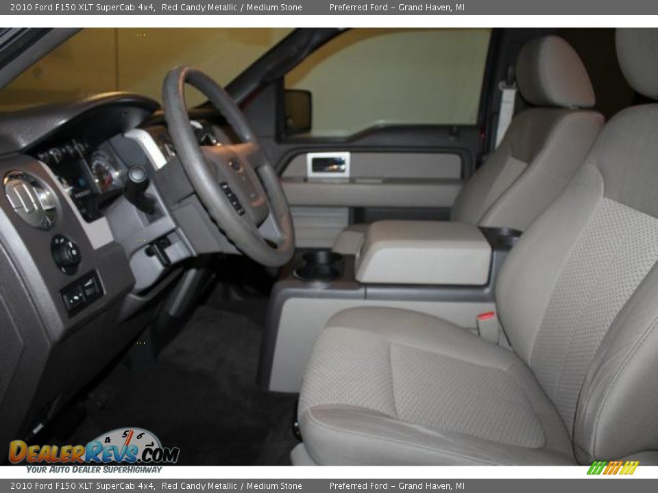 2010 Ford F150 XLT SuperCab 4x4 Red Candy Metallic / Medium Stone Photo #23
