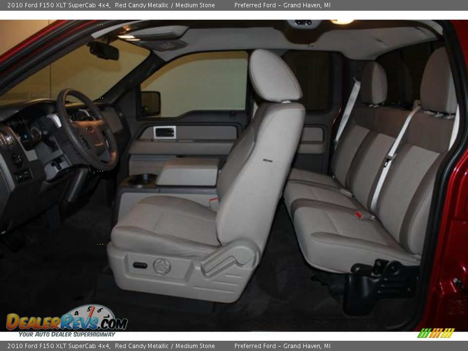 2010 Ford F150 XLT SuperCab 4x4 Red Candy Metallic / Medium Stone Photo #26