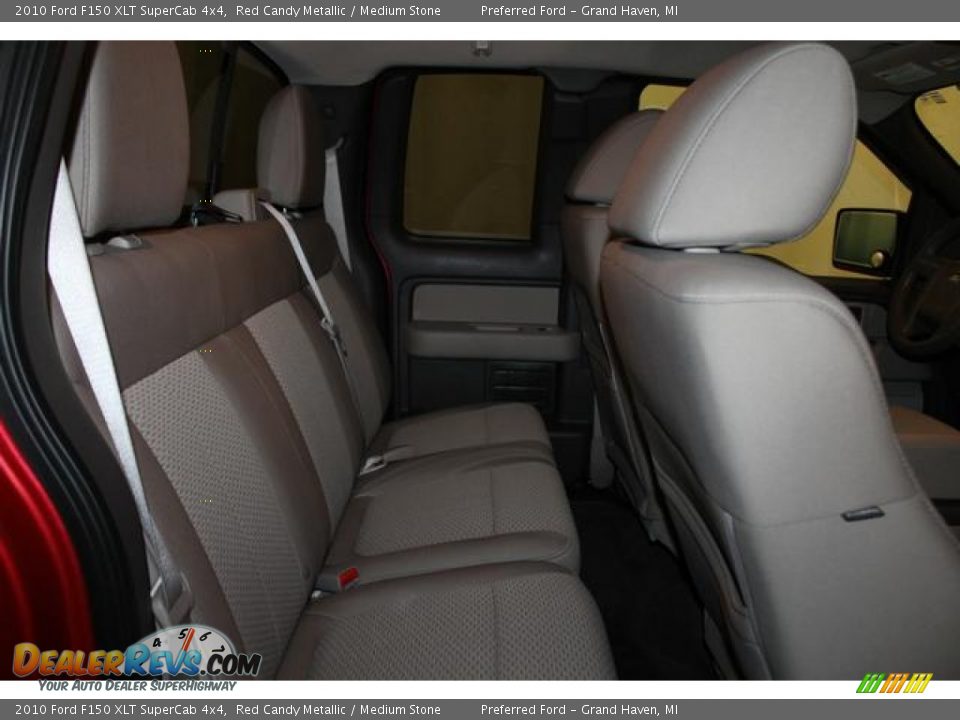 2010 Ford F150 XLT SuperCab 4x4 Red Candy Metallic / Medium Stone Photo #27