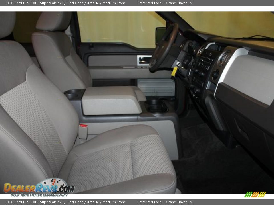 2010 Ford F150 XLT SuperCab 4x4 Red Candy Metallic / Medium Stone Photo #29