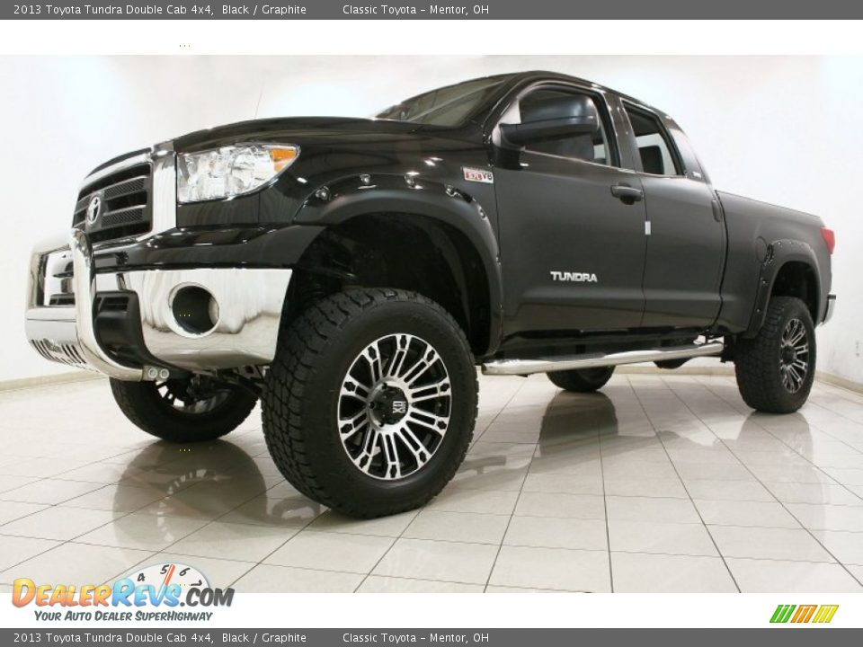 2013 Toyota Tundra Double Cab 4x4 Black / Graphite Photo #35