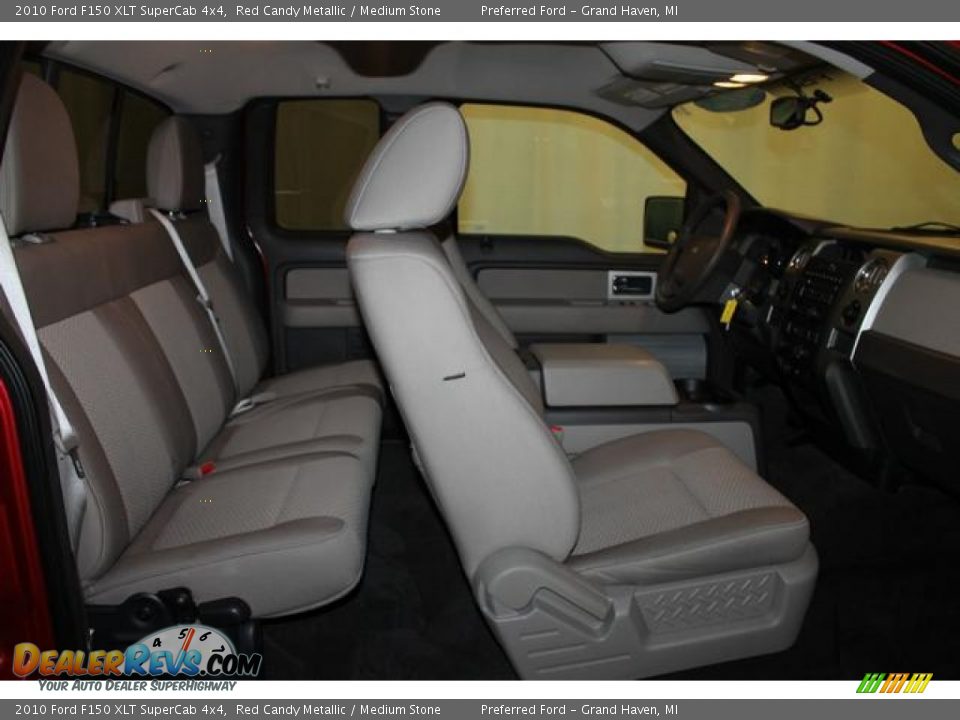 2010 Ford F150 XLT SuperCab 4x4 Red Candy Metallic / Medium Stone Photo #31