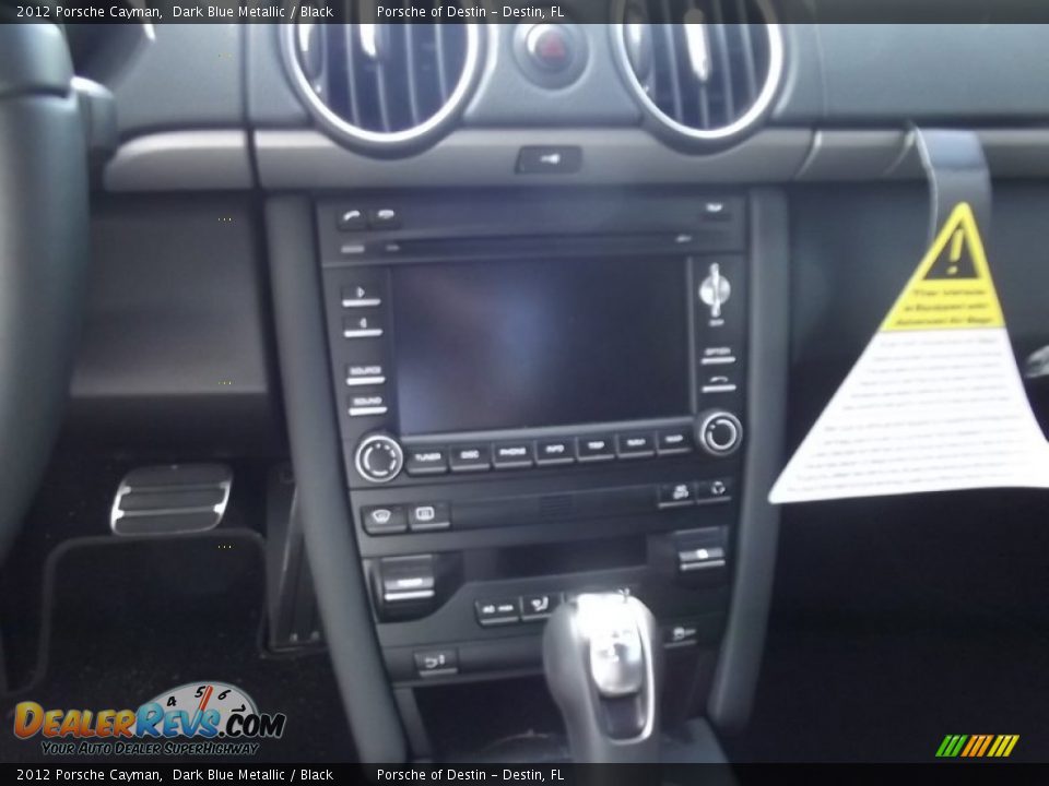 2012 Porsche Cayman Dark Blue Metallic / Black Photo #14