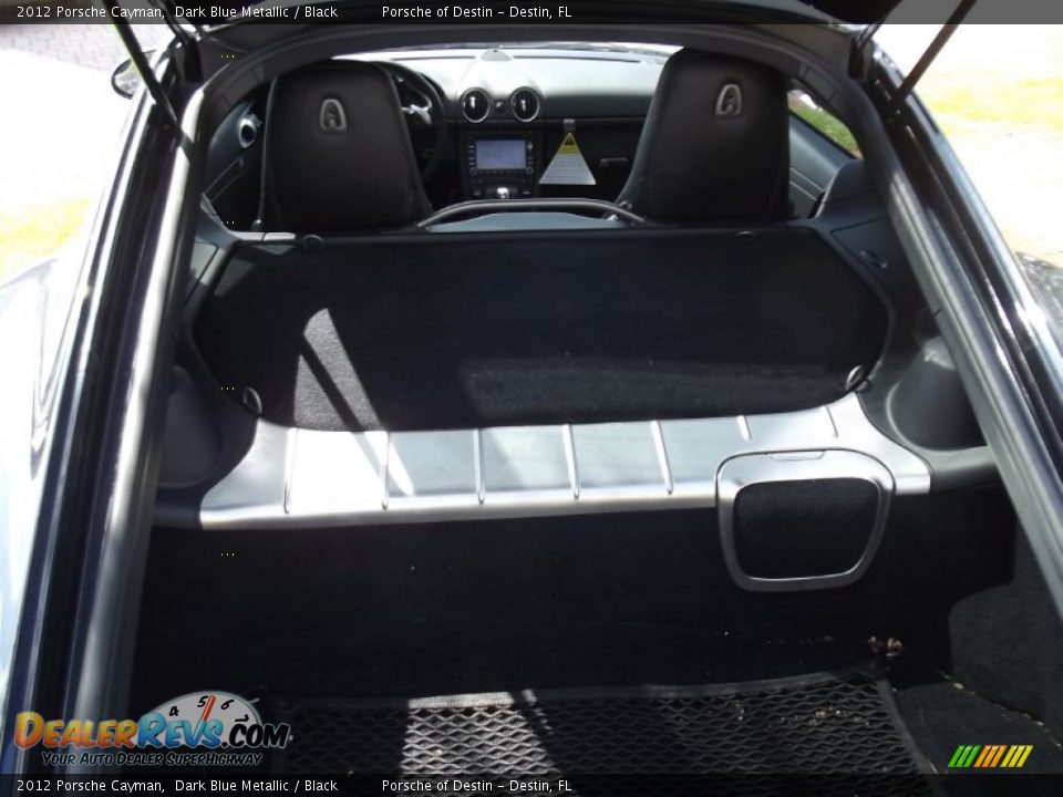 2012 Porsche Cayman Dark Blue Metallic / Black Photo #15
