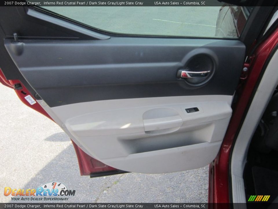 2007 Dodge Charger Inferno Red Crystal Pearl / Dark Slate Gray/Light Slate Gray Photo #11