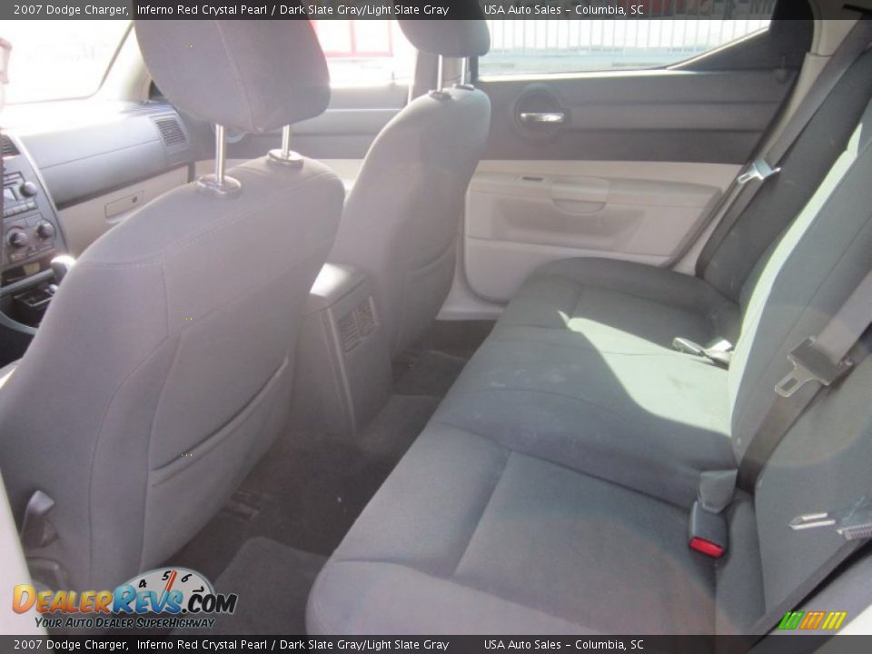 2007 Dodge Charger Inferno Red Crystal Pearl / Dark Slate Gray/Light Slate Gray Photo #13