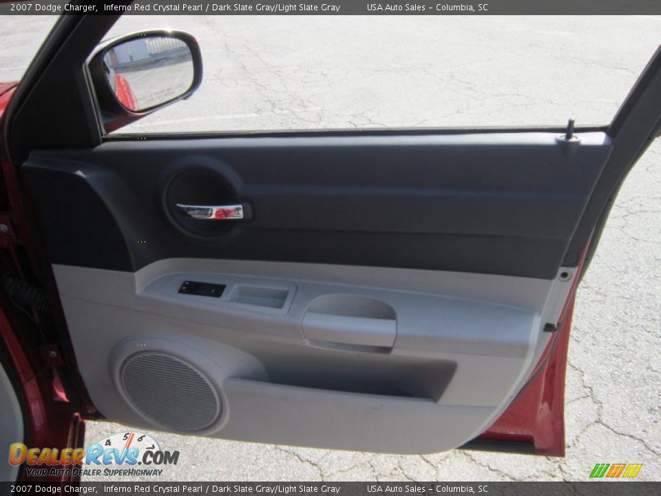 2007 Dodge Charger Inferno Red Crystal Pearl / Dark Slate Gray/Light Slate Gray Photo #14