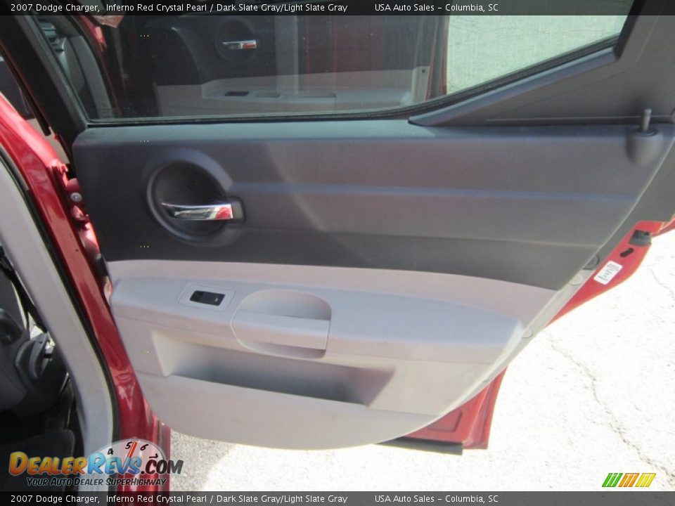 2007 Dodge Charger Inferno Red Crystal Pearl / Dark Slate Gray/Light Slate Gray Photo #16