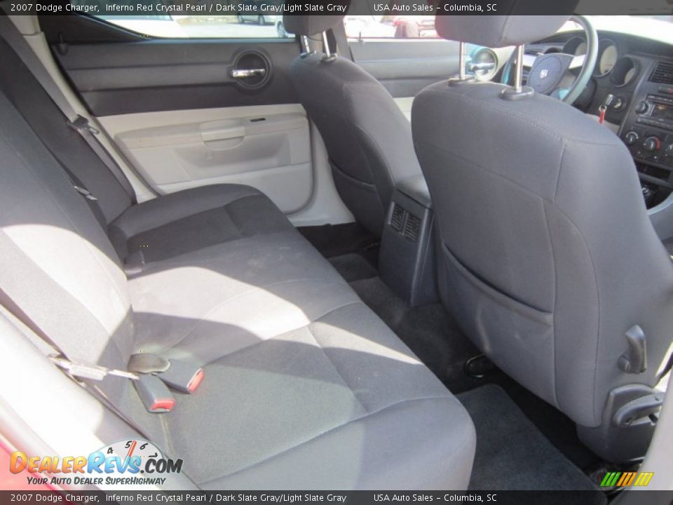 2007 Dodge Charger Inferno Red Crystal Pearl / Dark Slate Gray/Light Slate Gray Photo #17