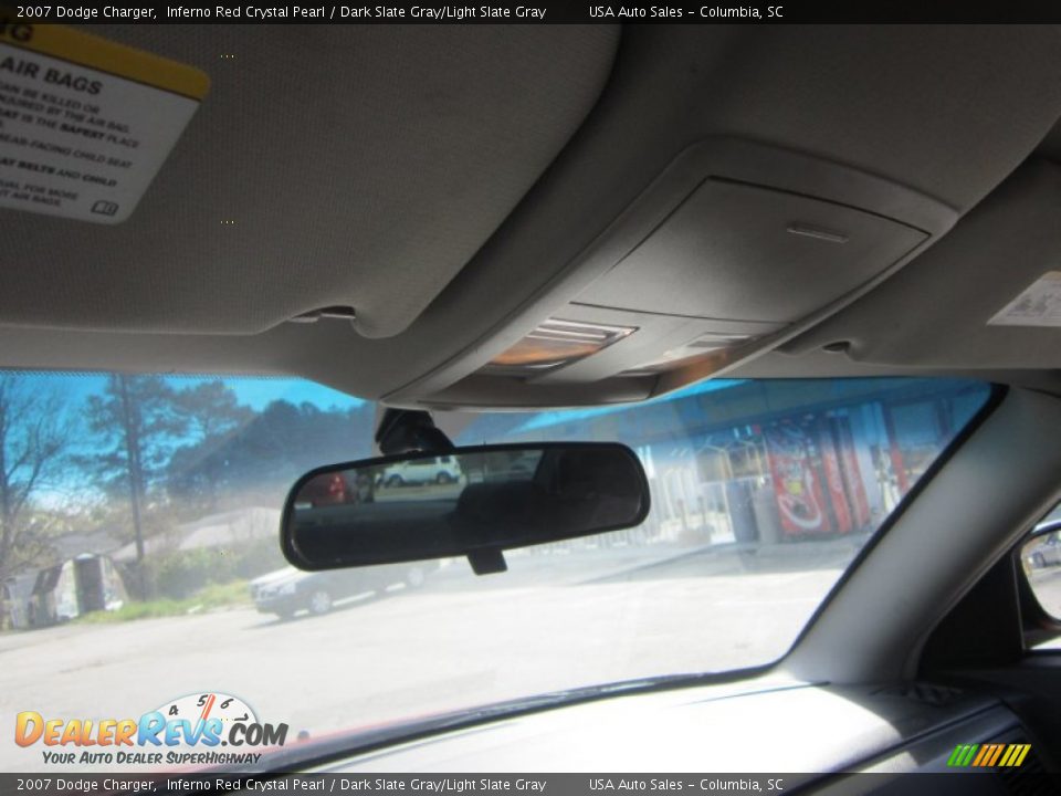 2007 Dodge Charger Inferno Red Crystal Pearl / Dark Slate Gray/Light Slate Gray Photo #22