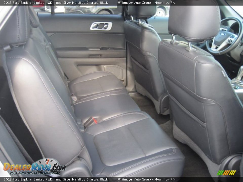 2013 Ford Explorer Limited 4WD Ingot Silver Metallic / Charcoal Black Photo #11