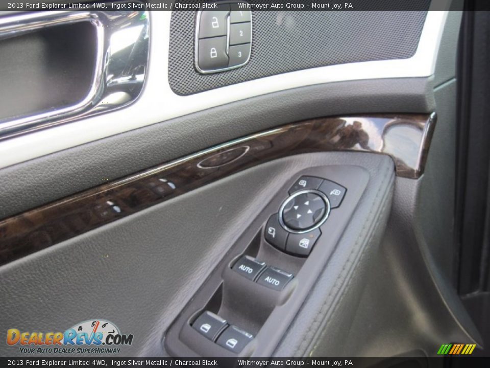 2013 Ford Explorer Limited 4WD Ingot Silver Metallic / Charcoal Black Photo #16