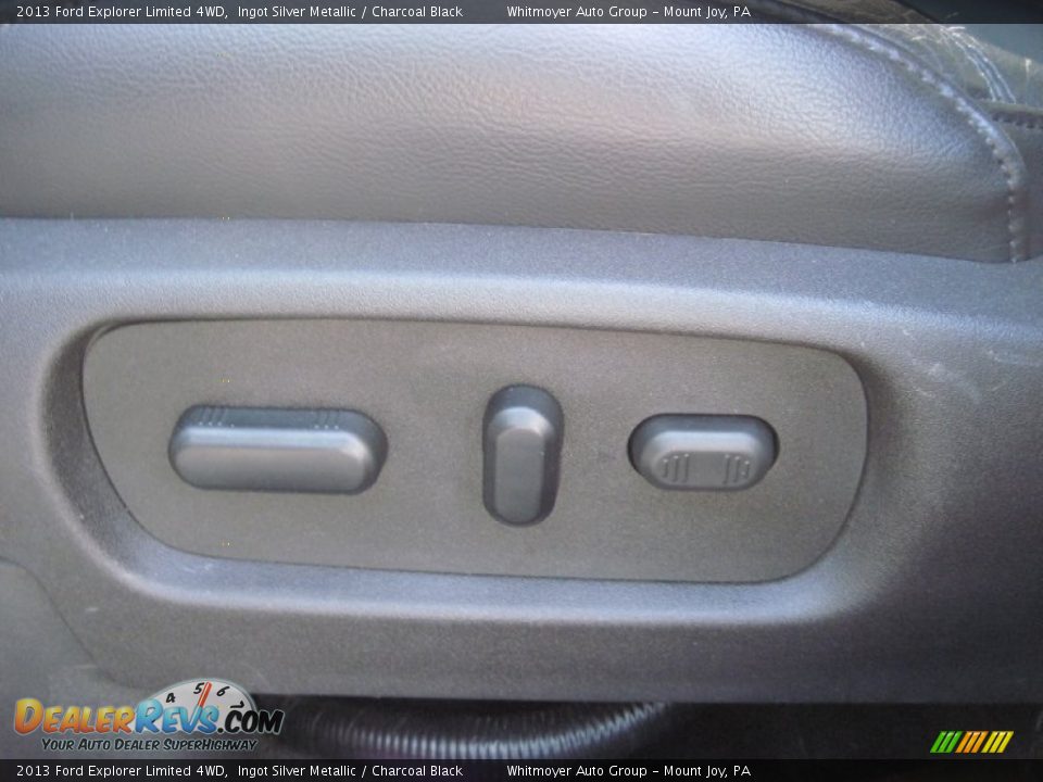 2013 Ford Explorer Limited 4WD Ingot Silver Metallic / Charcoal Black Photo #17
