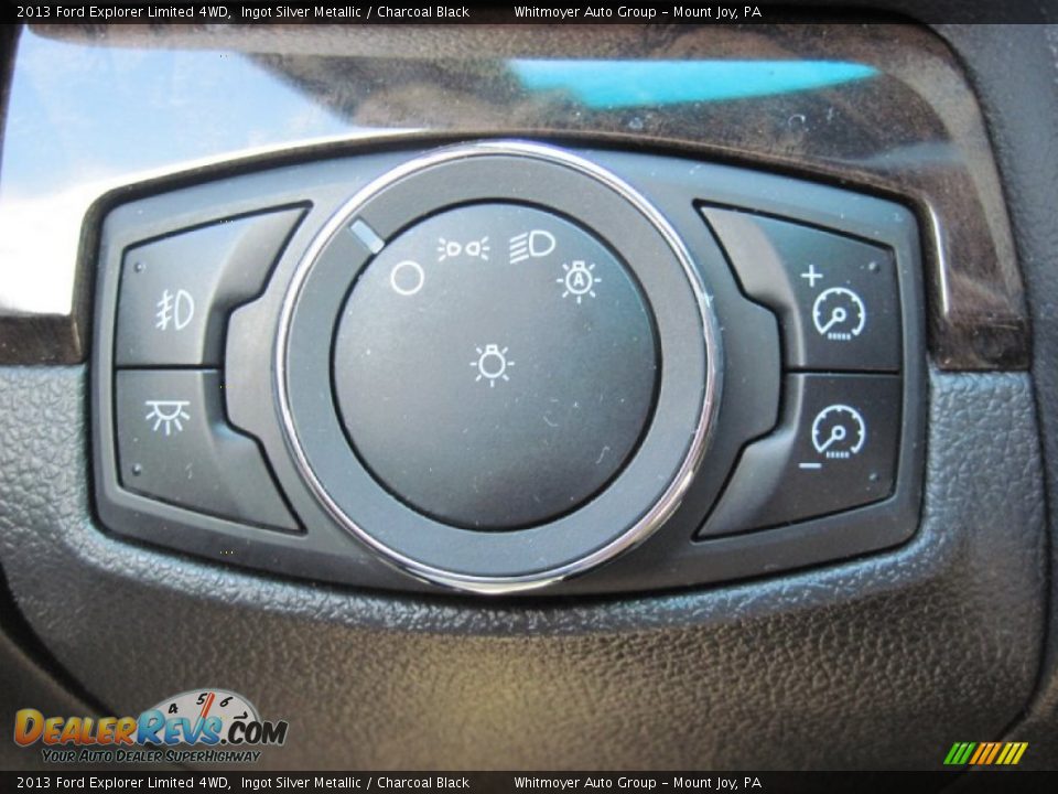 2013 Ford Explorer Limited 4WD Ingot Silver Metallic / Charcoal Black Photo #18