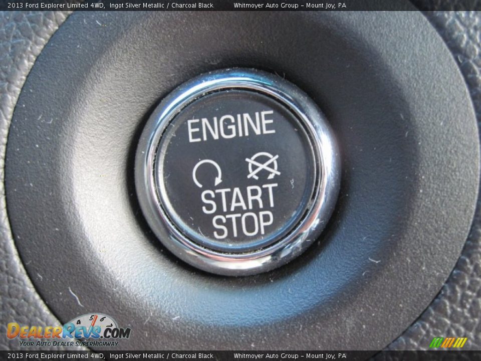 2013 Ford Explorer Limited 4WD Ingot Silver Metallic / Charcoal Black Photo #27