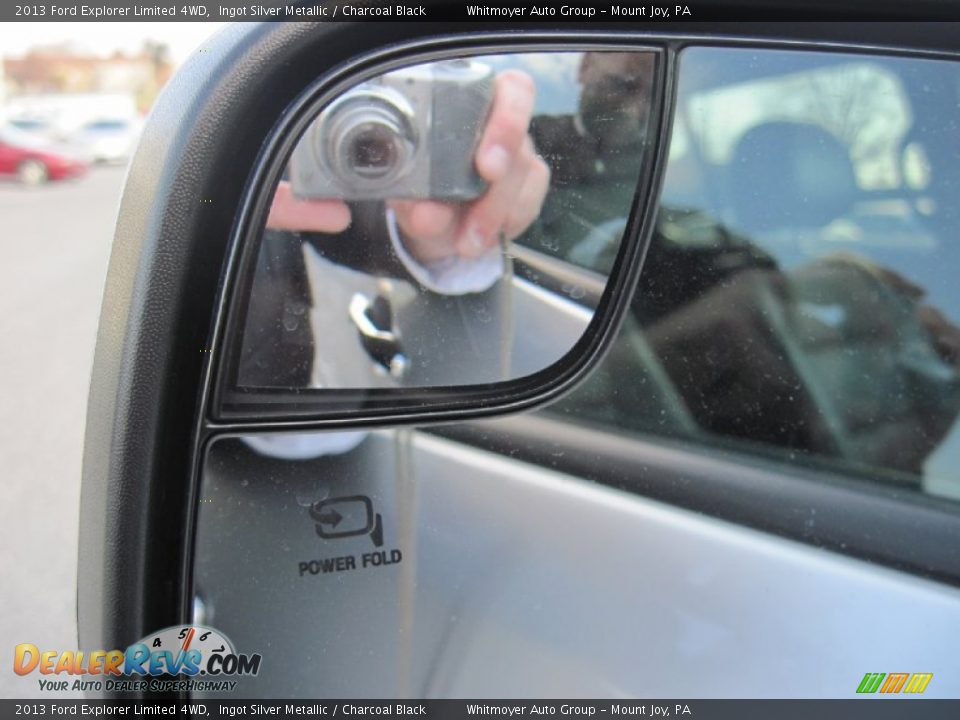 2013 Ford Explorer Limited 4WD Ingot Silver Metallic / Charcoal Black Photo #33