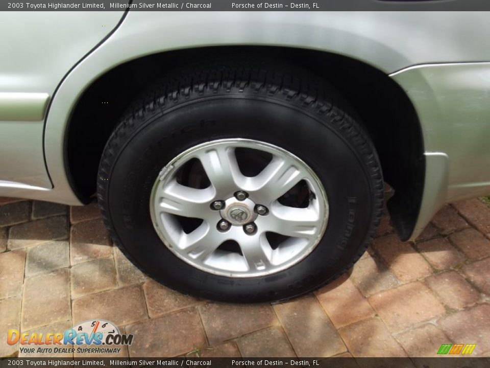 2003 Toyota Highlander Limited Millenium Silver Metallic / Charcoal Photo #3